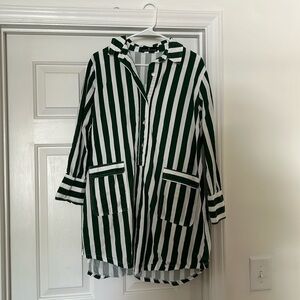 Green striped Tuckernuck dress